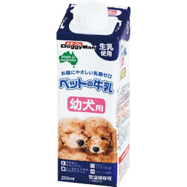 ドギーマン　ペットの牛乳幼犬用　250ｍｌ  ペット おやつ（犬） 飲料 ミルク ビバホーム