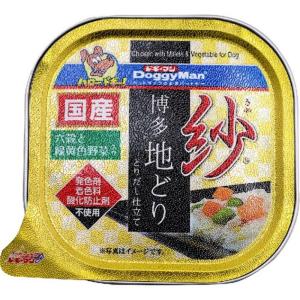 ドギーマン　紗　博多地どり 六穀と緑黄色野菜入り 100ｇ 100g 六穀と緑黄色野菜入り ビバホーム