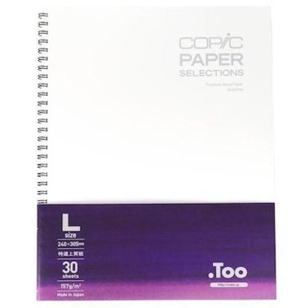 コピックスケッチブック Lサイズ（30枚綴じ） Copic .Too （30枚綴じ） コピックスケッ...
