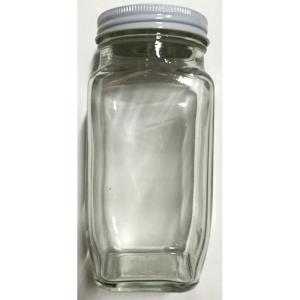 ガラス保存瓶角400ｍｌ 62ｍｍふた付き キッチン 食卓用品 保存瓶 ビバホームの商品画像