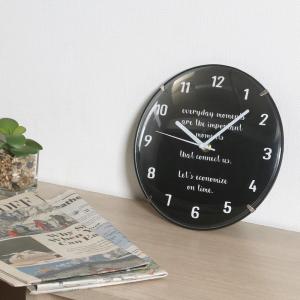 カバー付ウォールクロック BLACK 家具 イ...の詳細画像4