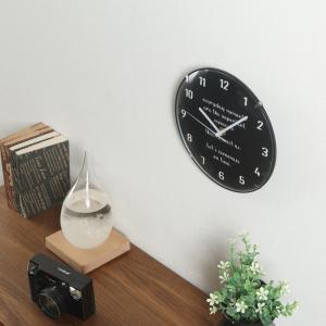 カバー付ウォールクロック BLACK 家具 イ...の詳細画像5