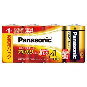 ＰＡ　アルカリ乾電池単1　ＬＲ20ＸＪ／4ＳＷ  家電 電池 アルカリ電池 ビバホーム｜vivashop