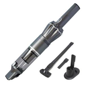 吸引力のすごい充電式ハンディクリーナー 本体＋充電スタンド グレー ビバホーム