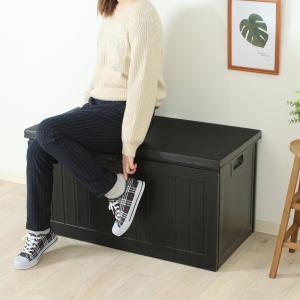 不二貿易 収納BOXベンチ BK 190L 3...の詳細画像5