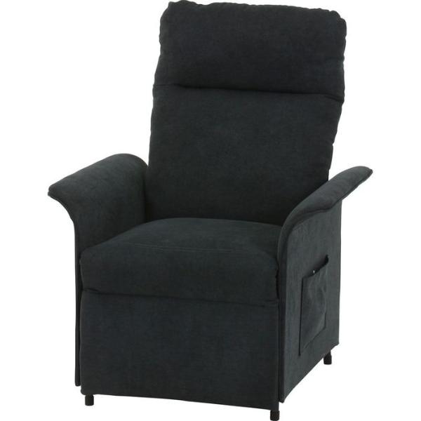 不二貿易 電動リクライナー　ＳＩＭＰＬＥ　１Ｐ　ＦＢ１０２　ＢＫ【メーカー直送・代引不可】 幅770...