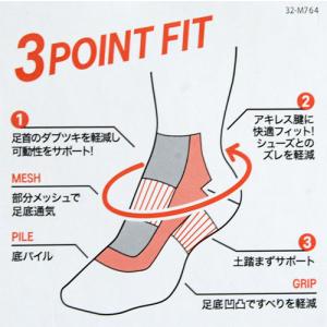 アシックス asics ソックス 18 スポー...の詳細画像5