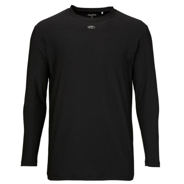 ローリングス Rawlings 長袖Tシャツ 長袖Tシャツ ブラック 継続 AST13F07
