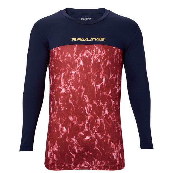ローリングス Rawlings パワーストレッチ 裏起毛アンダーシャツ 長袖アンダー 25AW AS...
