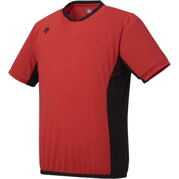 デサント(descente) ネオライトシヤツ 野球ソフト半袖Tシャツ (db125-red)