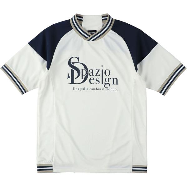 Spazio スパッツィオ ラインリブプラシャツ フットサル プラクティスシャツ ge1051-01
