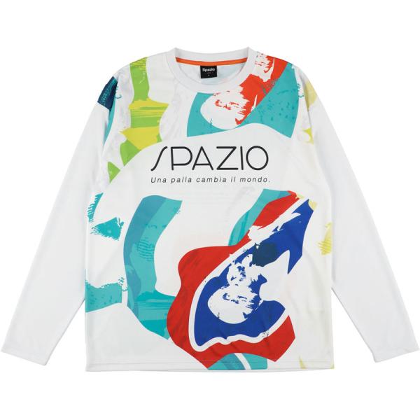 Spazio スパッツィオ ペイントグラフィックロンプラ フットサル プラクティスシャツ ge111...