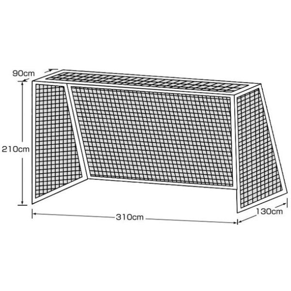カネヤ KANEYA フットハンドゴールネット フキュウ フットサルネット (k1268)