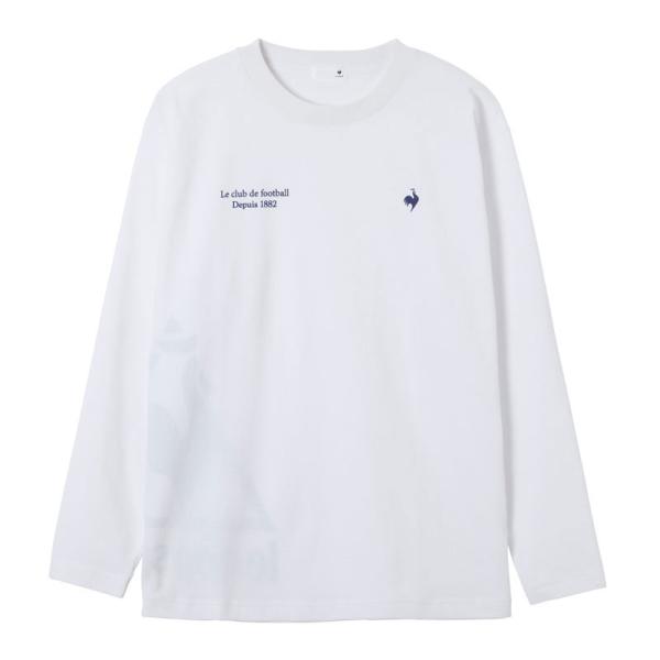 lecoqsportif(ルコック) コットンライクポリエステルビッグロゴ長袖Tシャツ タウンユース...