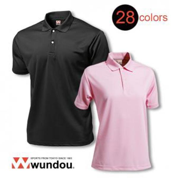 ウンドウ wundou ドライライトポロシャツ P335 S〜XXLサイズ 無地