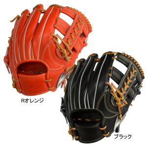 アイピーセレクト 硬式内野用グラブ アイピーセレクト 硬式グラブ 内野手用 Ip.053-Lc オレンジ 高校