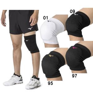 ミズノ MIZUNO 膝サポーター(パッド有/1個入り)(バレーボール) ユニセックス バレーボール サポーター ひざ 25SS(V2MYA002)