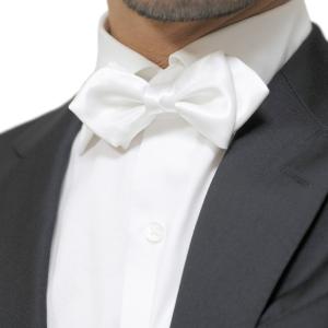 タキシード用蝶タイ（ボウタイ）ホワイト