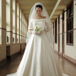 ウエディング ベール ロング オフホワイト アイボリー