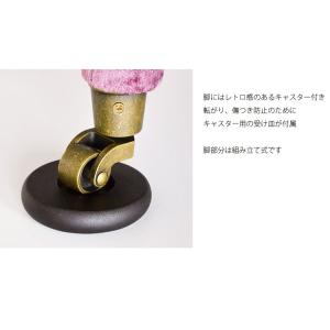 2人掛け ソファー 布張り ベルベット パッチ...の詳細画像2