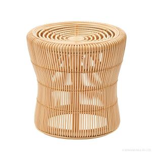 スツール ナチュラル 幅40cm 座面高42cm C429ND ラタン 完成品 快適 涼しい アジアンテイスト キムラ サンフラワーラタン 送料込み