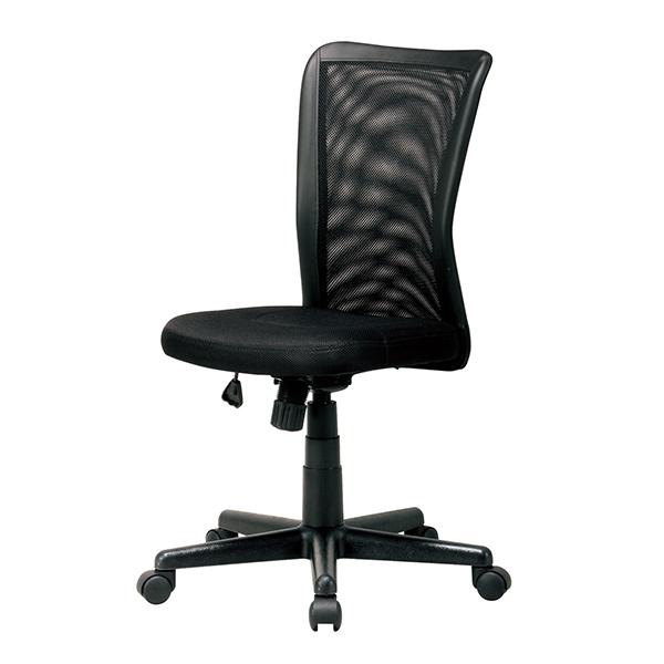 デスクチェア SNIPER BK スナイパー 幅43.5 奥行53 高さ89〜101cm メッシュ ...