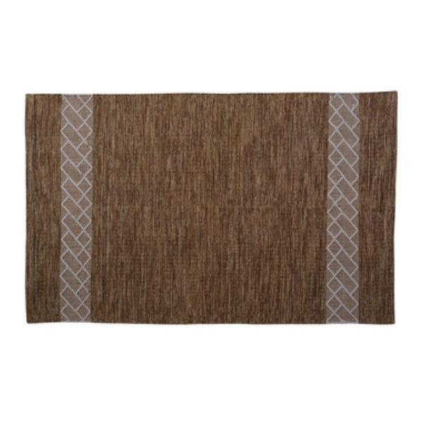 ラグ TTR-157BR 130×190cm マット コットン 綿 長方形 インド製 AZUMAYA