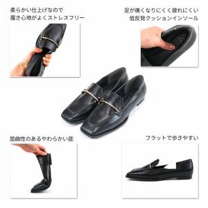 爆買 ローファー レディース フラットシューズ...の詳細画像2