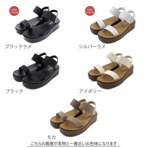 サッ!と履ける サンダル レディース ゴムサン...の詳細画像1