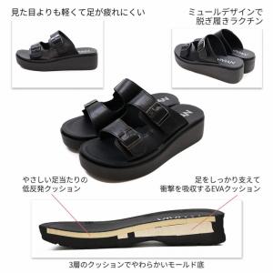 グルカサンダル レディース 厚底 サンダル レ...の詳細画像3