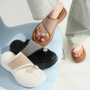 厚底 サンダル レディース サムリング トング...の詳細画像5