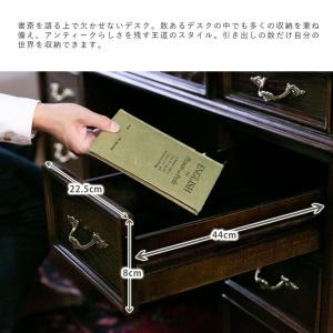 デスク 机 プレジデントデスク パソコンデスク...の詳細画像5