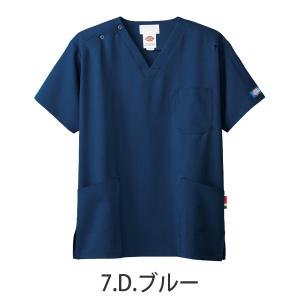 7072SC スクラブ 白衣 デニムDicki...の詳細画像3