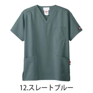 7072SC スクラブ 白衣 デニムDicki...の詳細画像5