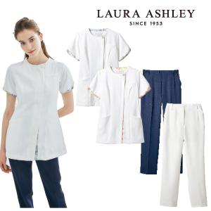 LAURA ASHLEY（ローラアシュレイ） 医療白衣 ナースジャケット 半袖