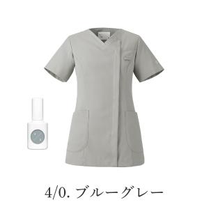 スクラブ 医療 ジップアップ 白衣 レディース...の詳細画像3