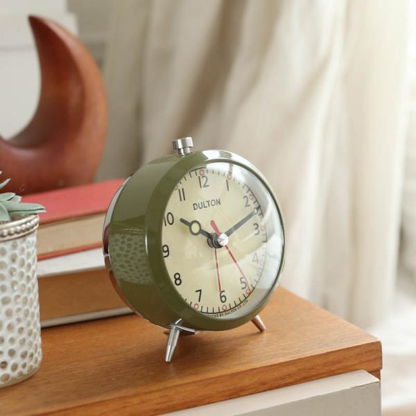 100-053Q アラームクロッククォーツ 置き時計 置時計 目覚まし時計 アラーム時計 デスククロ...