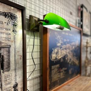 真鍮製 デスクランプ バンカーズライト