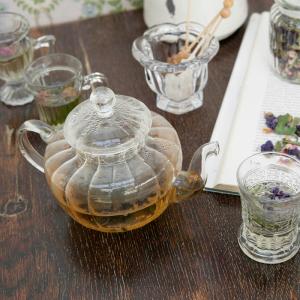 Glass tea pot Pumpkin ガラスティーポット ポット 紅茶 コーヒー ハーブティー ティーサーバー カフェ DULTON ダルトン S415-168｜vividly-store