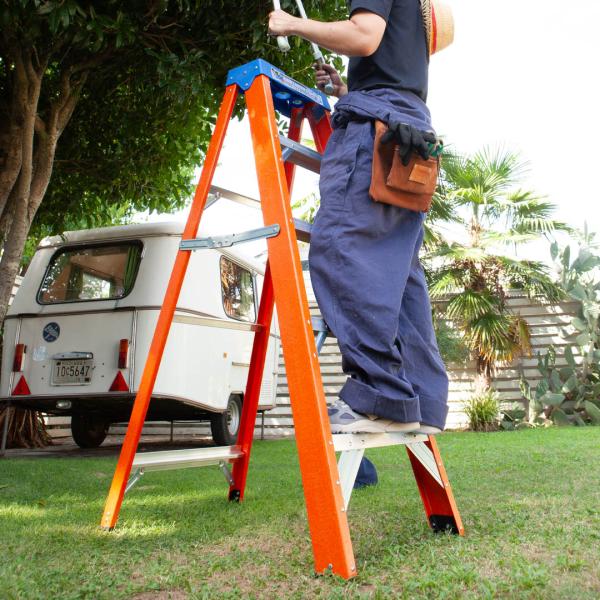 送料無料 Y-0604-5 Y-0604 送料無料  FIBER LADDER 5 STEPS 5ス...