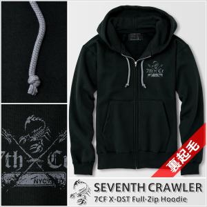 パーカー メンズ ジップアップ 長袖 アメカジ ブランド セブンス