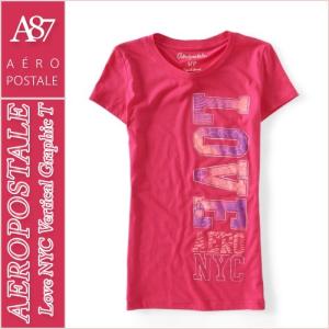 エアロポステール/レディース Tシャツ 半袖/正規品 ピンク...