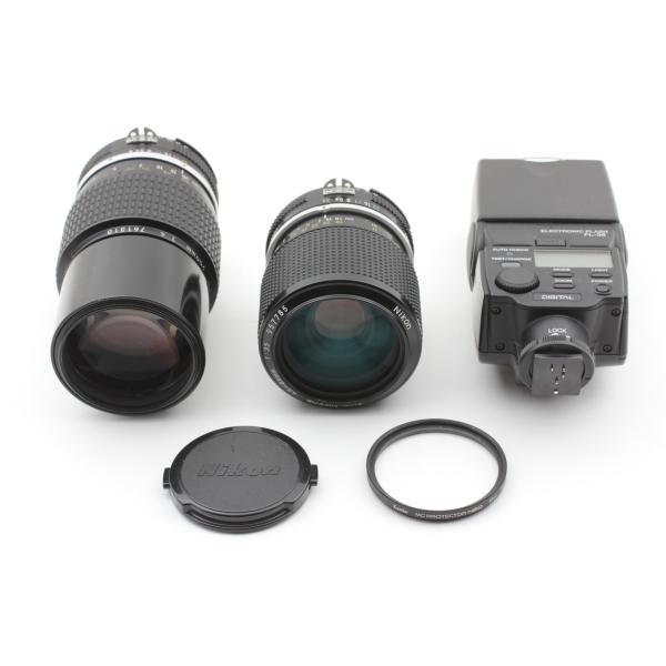 ニコンセット：Nikon ニコン Ai NIKKOR 200mm F4、Nikon ニコン Ai Z...