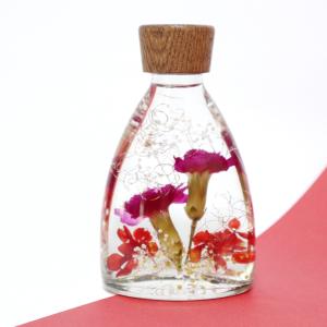 ハーバリウム　ハーバリウム(カーネーション)　母の日 ギフト プリザーブドフラワー　花