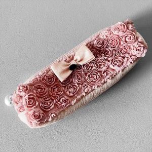 5色展開 ミニローズペンケース 筆箱 薔薇 ロ...の詳細画像3