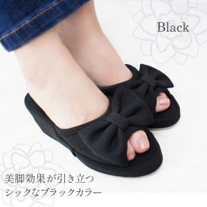 ヒールスリッパ かかと付き 8cm ルームシュ...の詳細画像3