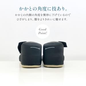 ヒールスリッパ かかと付き 8cm ルームシュ...の詳細画像4
