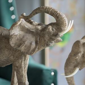 メタル エレファント 象 ぞう ゾウ elephant 置き物 玄関 シルバー