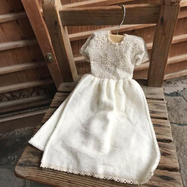 cotton flora ドレスタオル ハンガー付き おしゃれ 可愛い