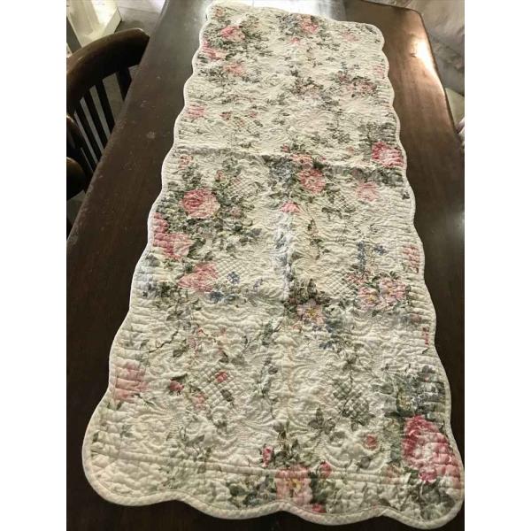 champs de fleurs ローズキルト マット 50x80cm おしゃれ 可愛い